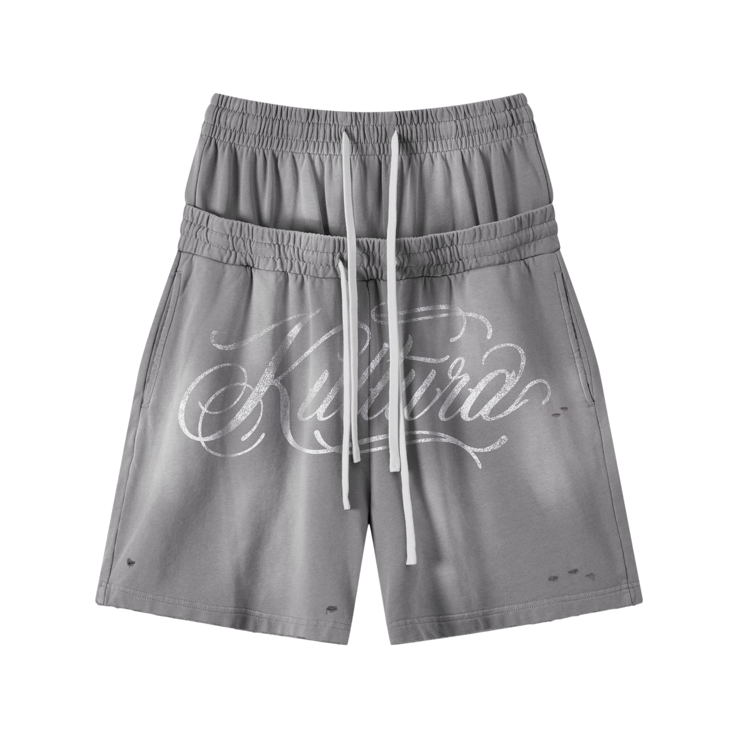 Script Double Waisted Shorts