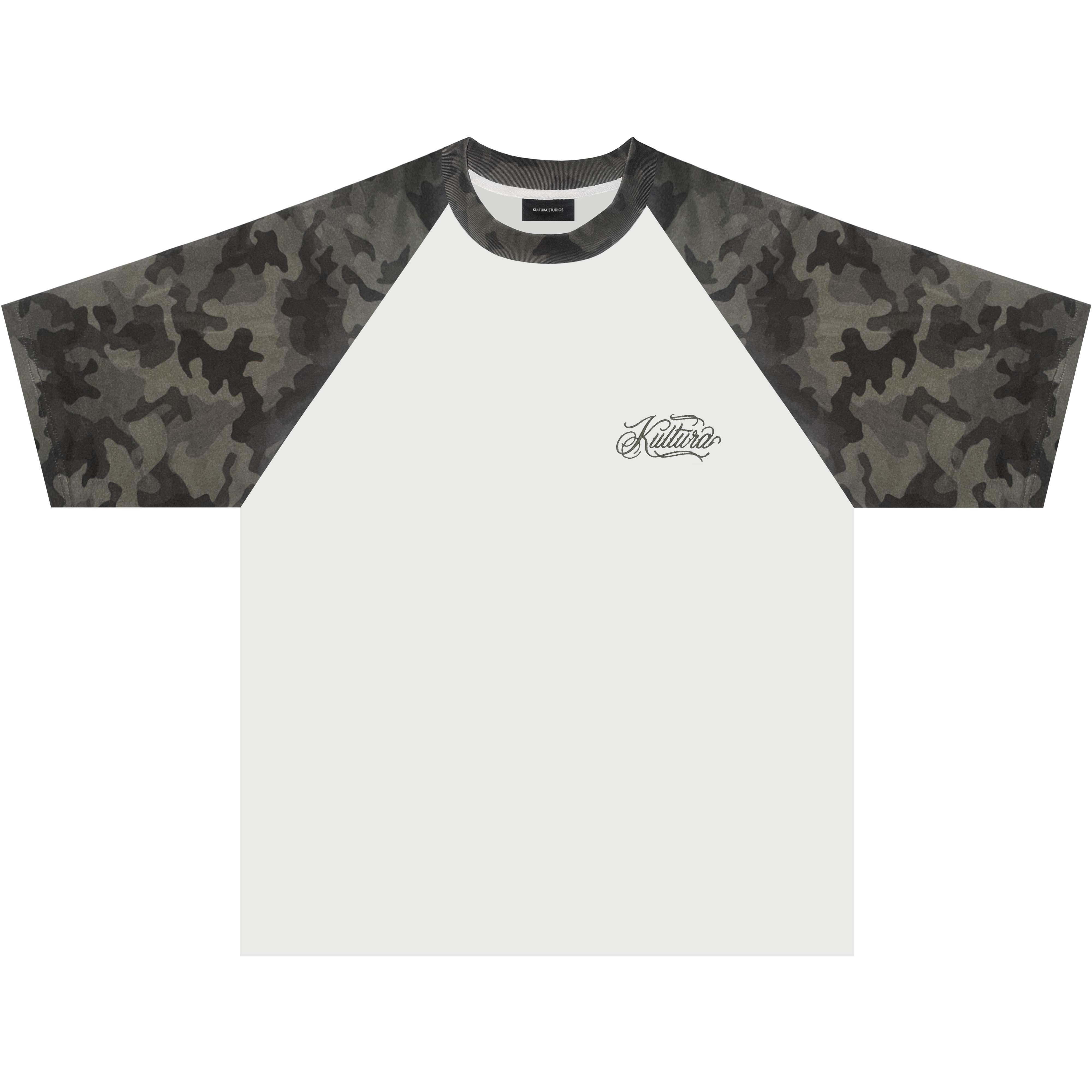 Camo Script Tee